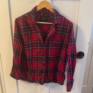 Rails flannel button up